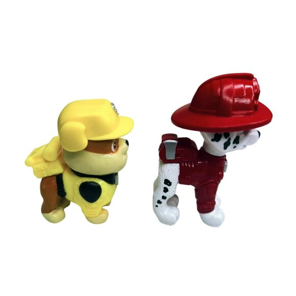 Lot of Paw Patrol Dog Figure Toy Figurine Rubble Marshall Puppy Toy - Picture 4 of 4